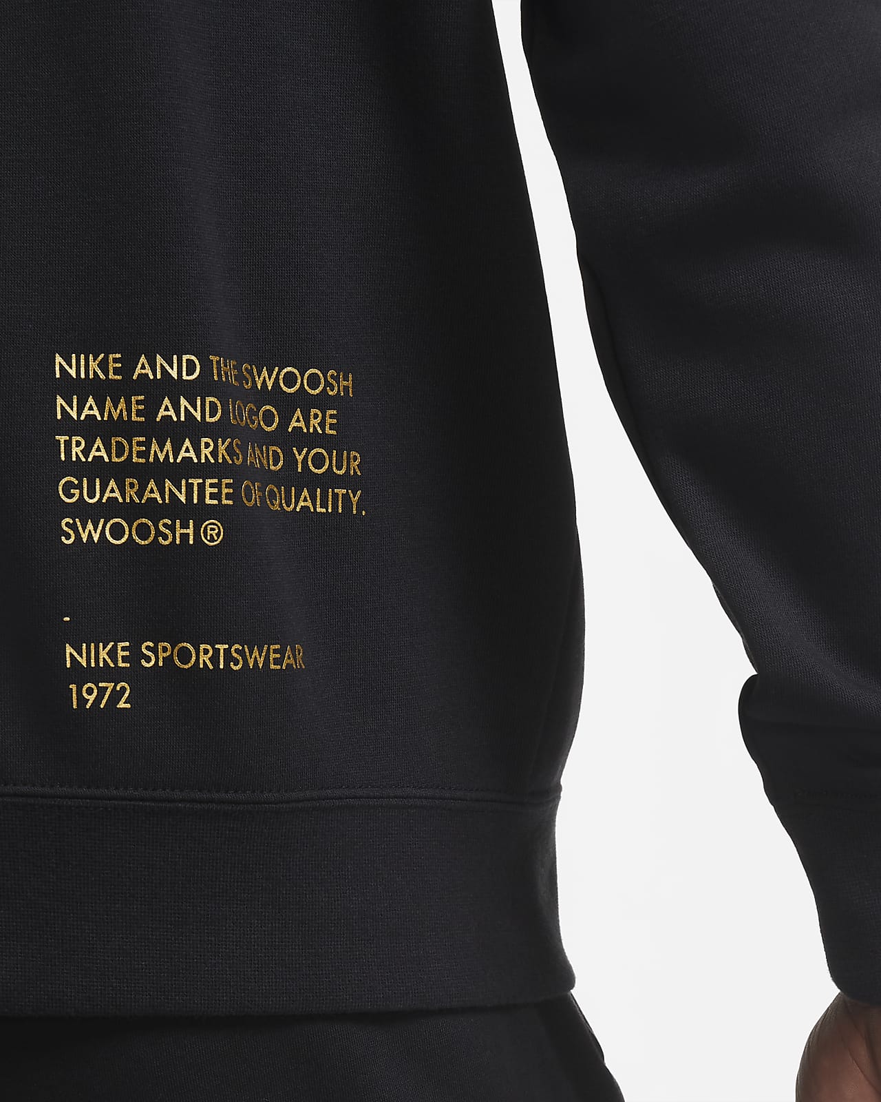 nike sportswear swoosh men's pullover hoodie