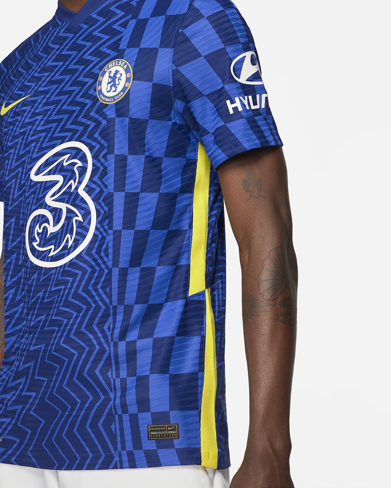 Men's Genuine Chelsea 2021/22 Home Soccer Jersey Football Shirt Short Sleeve