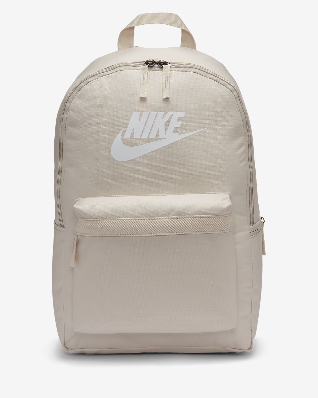 nike grey heritage metallic logo backpack