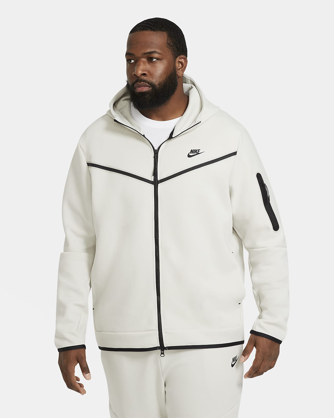 Sudadera con capucha de cierre completo para hombre Nike Sportswear Tech  Fleece. Nike.com