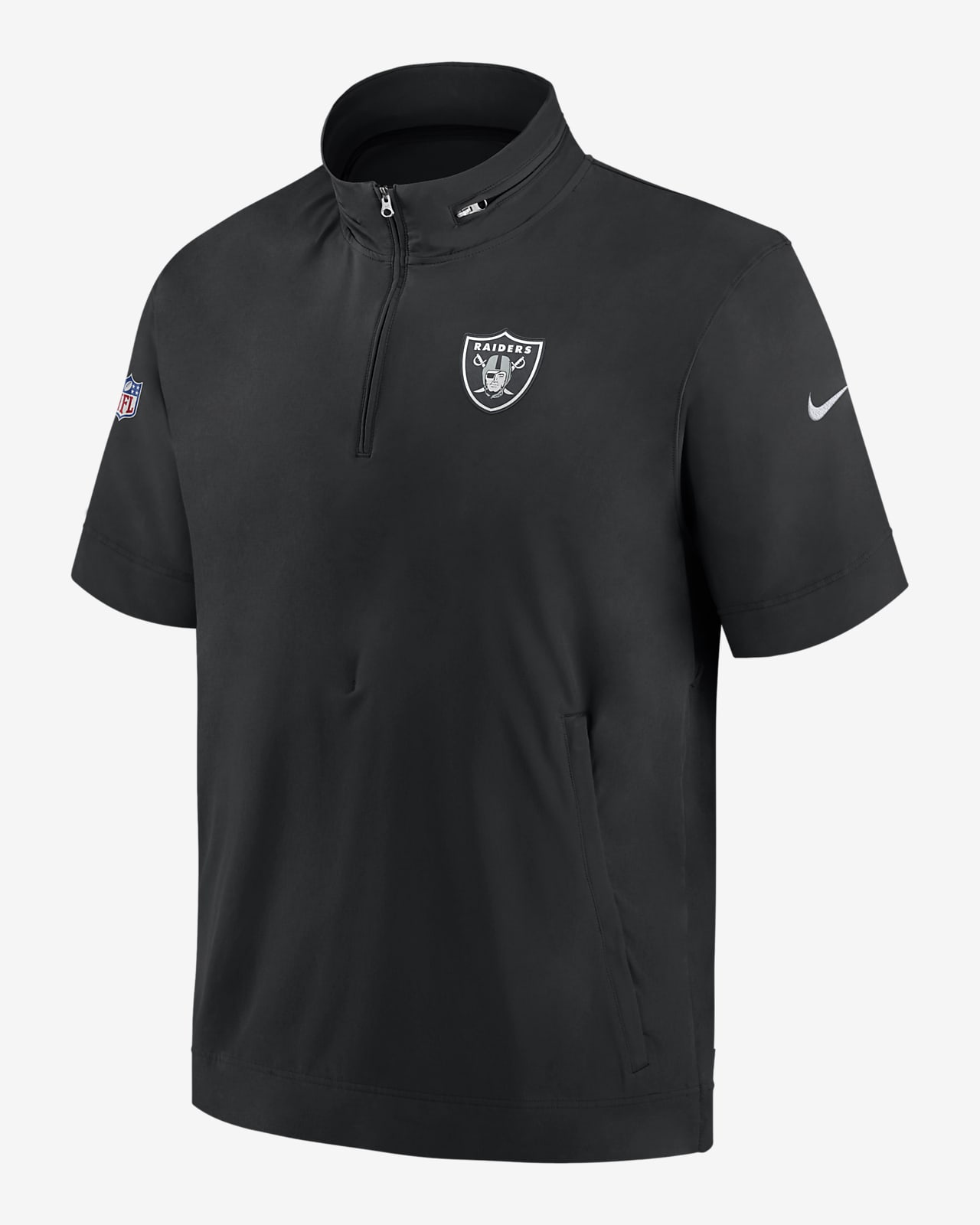 Nike Sideline Coach (NFL Las Vegas Raiders) Men's Short-Sleeve Jacket