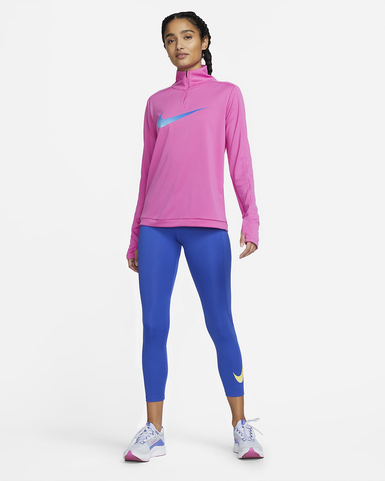 Leggings de running a 7/8 de cintura normal com bolsos Nike Fast para  mulher. Nike PT