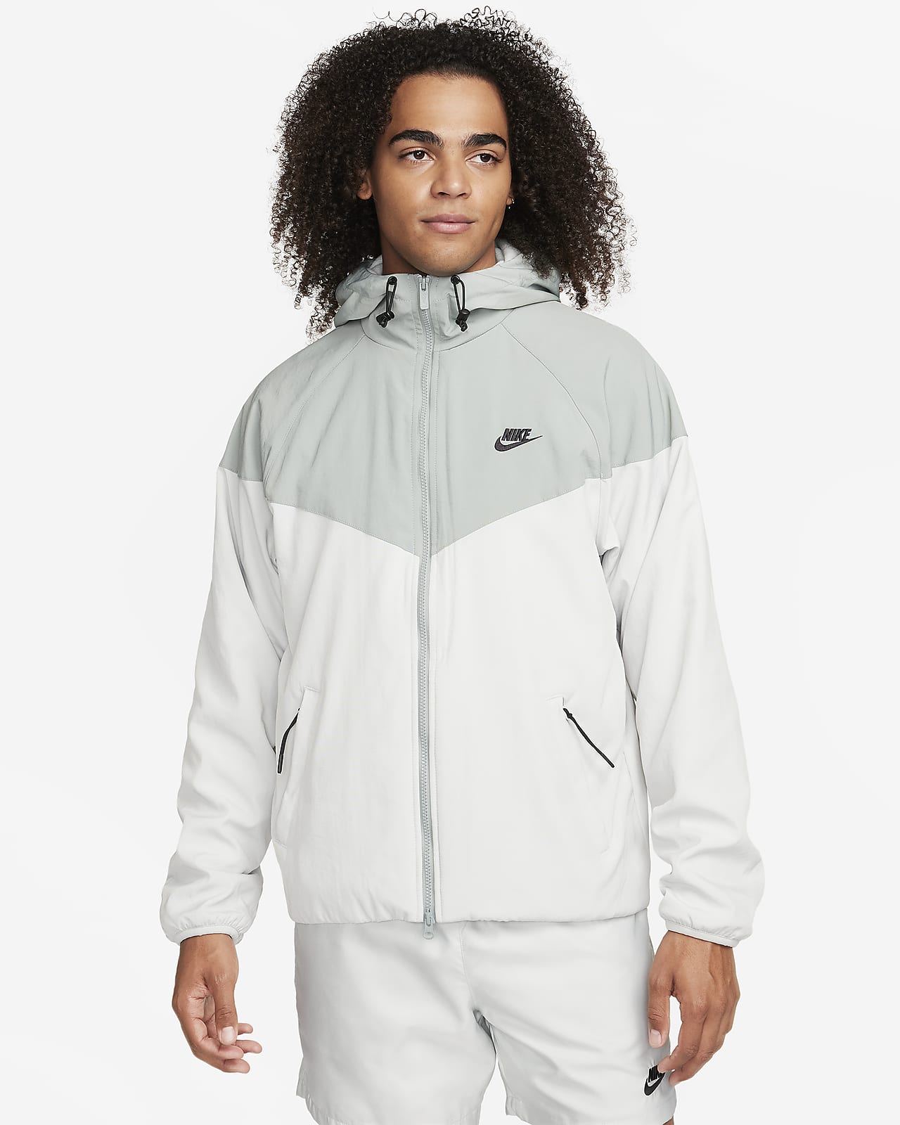 Nike Sportswear Windrunner Wind Jacket - Grey/White – Footkorner