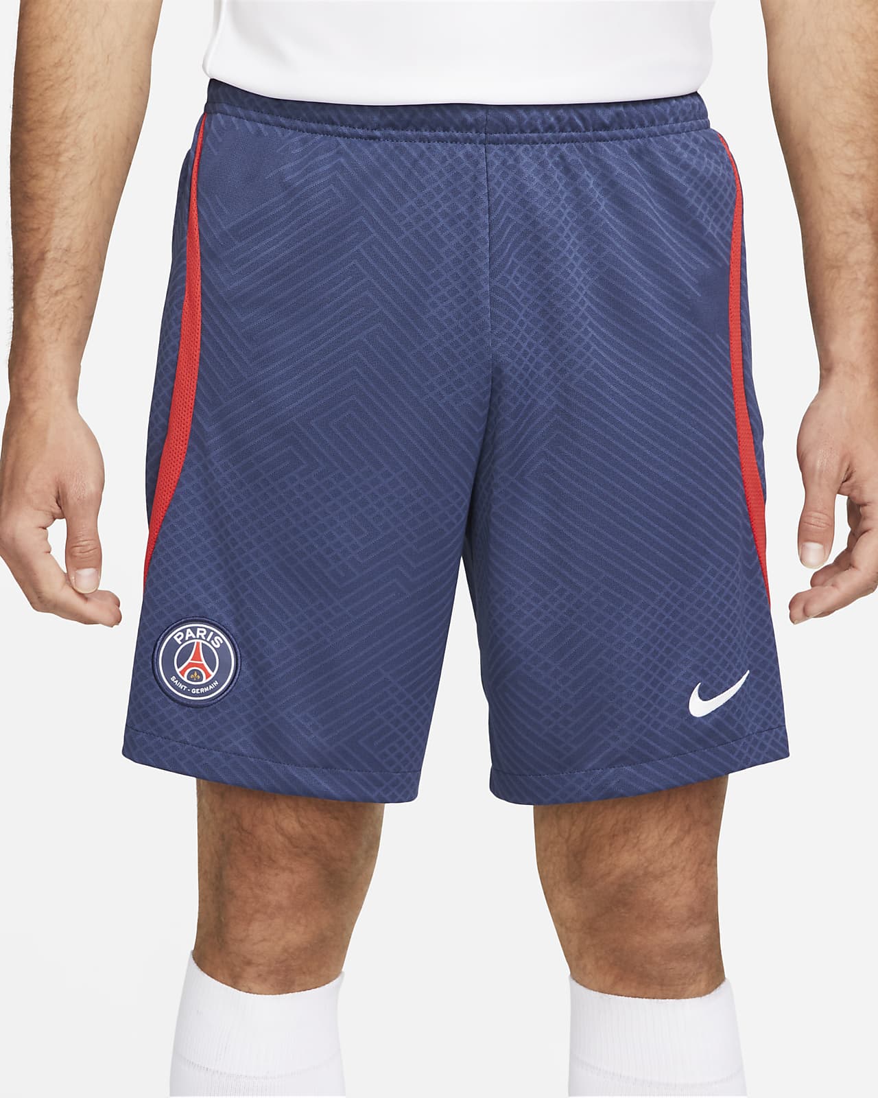 Paris Saint-Germain Strike Men's Nike Dri-FIT Soccer Shorts.