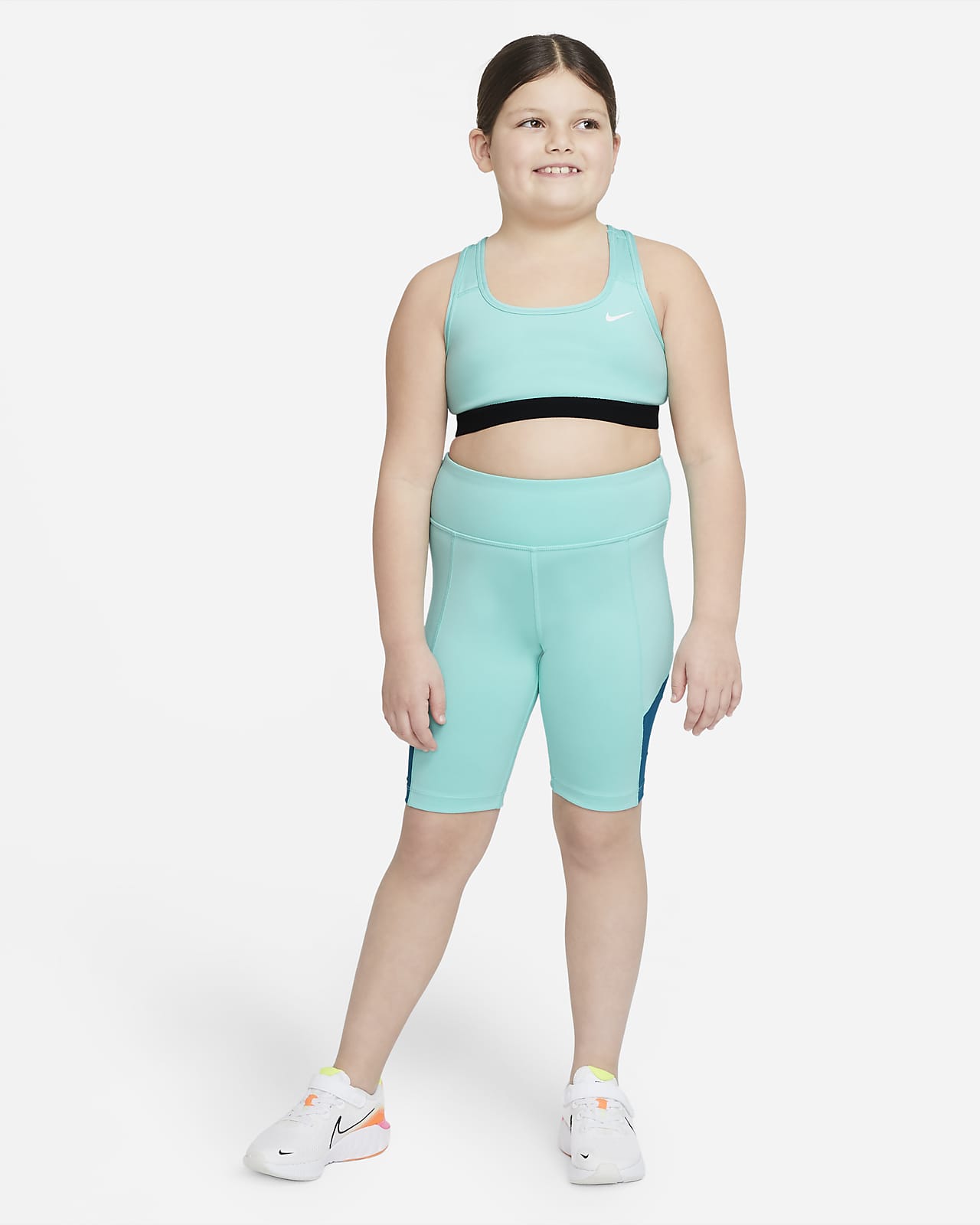 Nike Trophy Big Kids’ (Girls’) Training Bike Shorts (Extended Size)