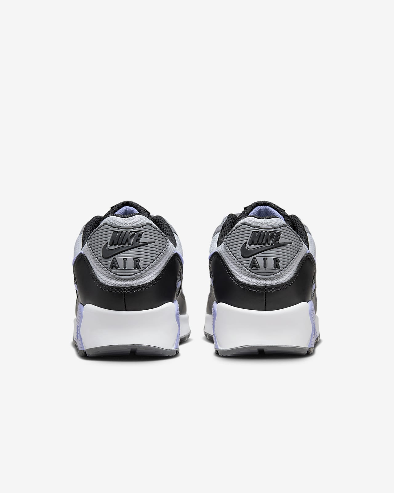  Nike Hombres Air Max 90 Zapatos Pure Platinum/Negro