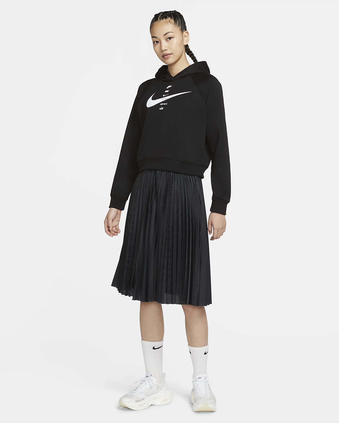 nike sportswear swoosh women's hoodie