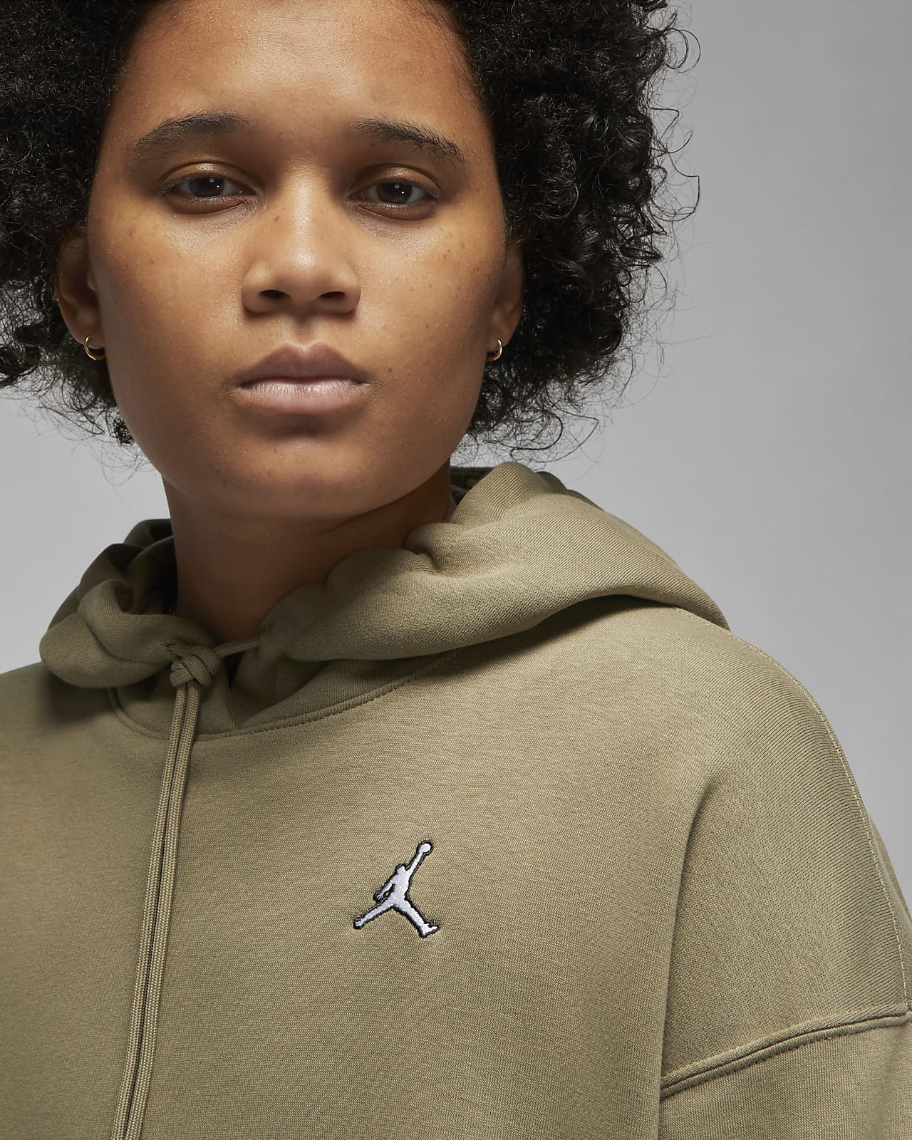 Jordan Brooklyn Women's Fleece Pullover Hoodie. Nike IE