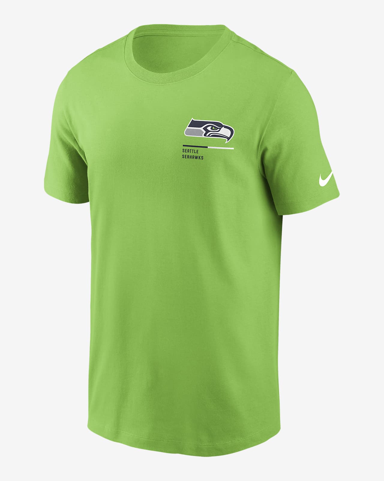 Nike Men's Team Incline (NFL Seattle Seahawks) T-Shirt in Green, Size: XL | N1993HN78-0Y7