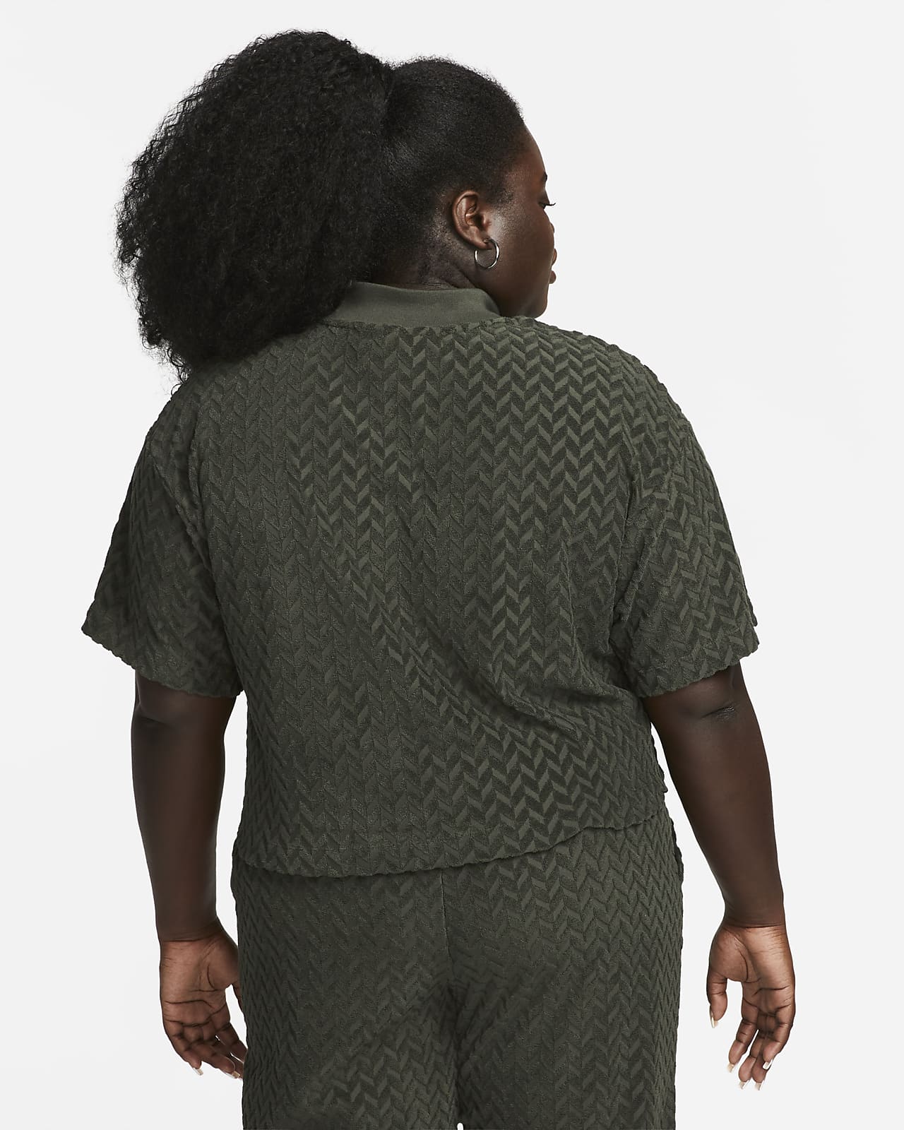 Nike Sportswear Everyday Modern Damestop met volledige print en rechte  pasvorm. Nike BE