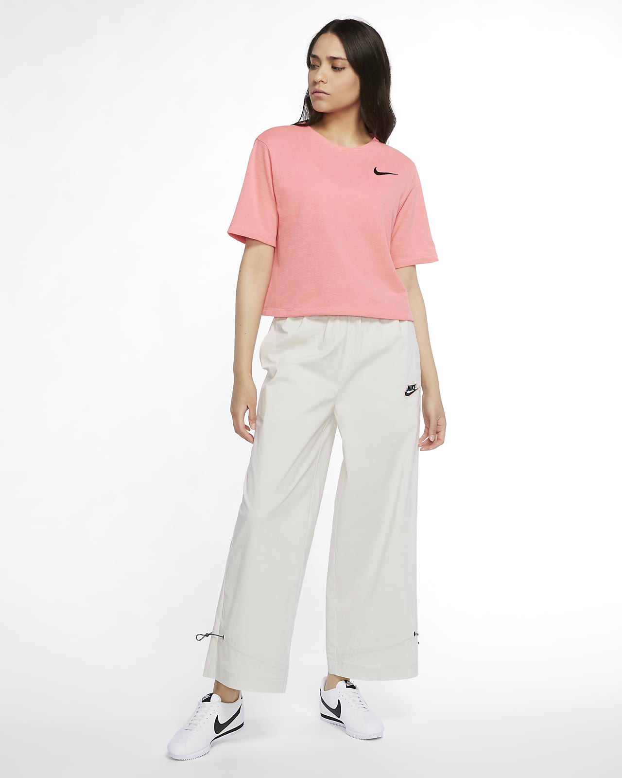 women's nike swoosh t shirt