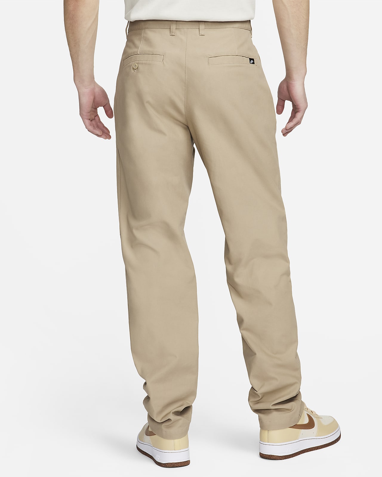 Low waist chinos trousers - Beige - Women - Gina Tricot