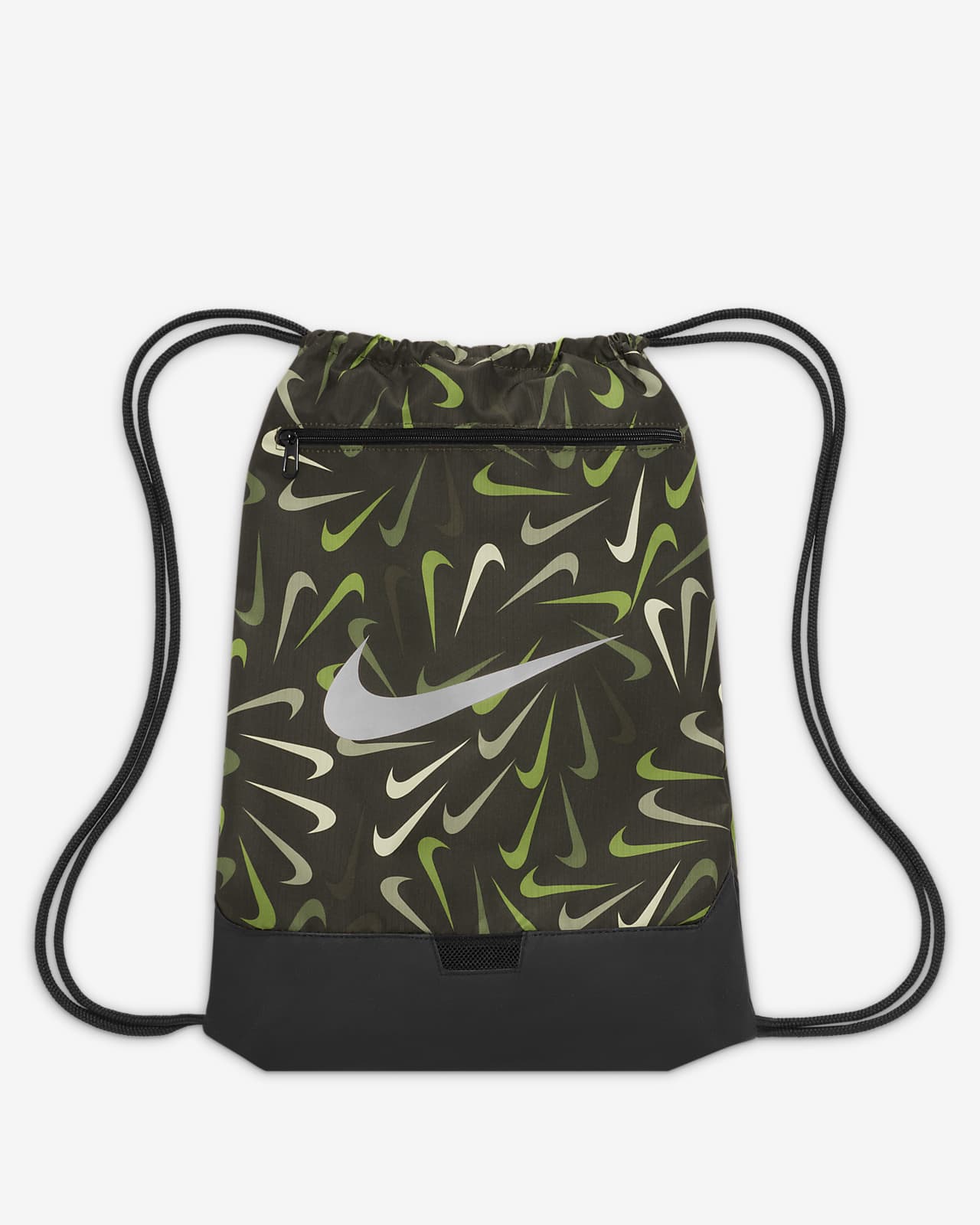 ถุงผ้ายิมเทรนนิ่งพิมพ์ลาย Nike Brasilia 9.5