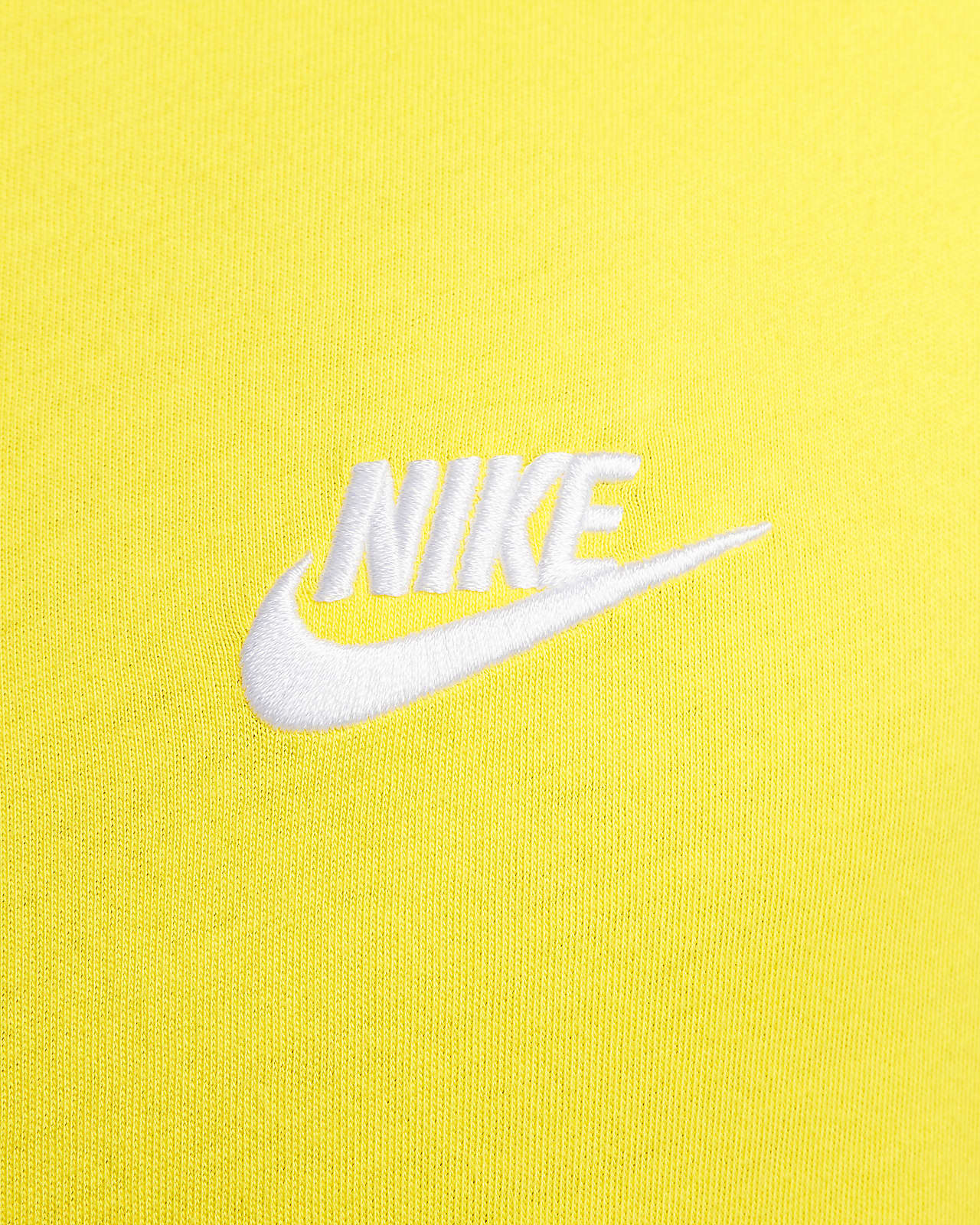 T-shirt nsw club logo brodé blanc homme - Nike
