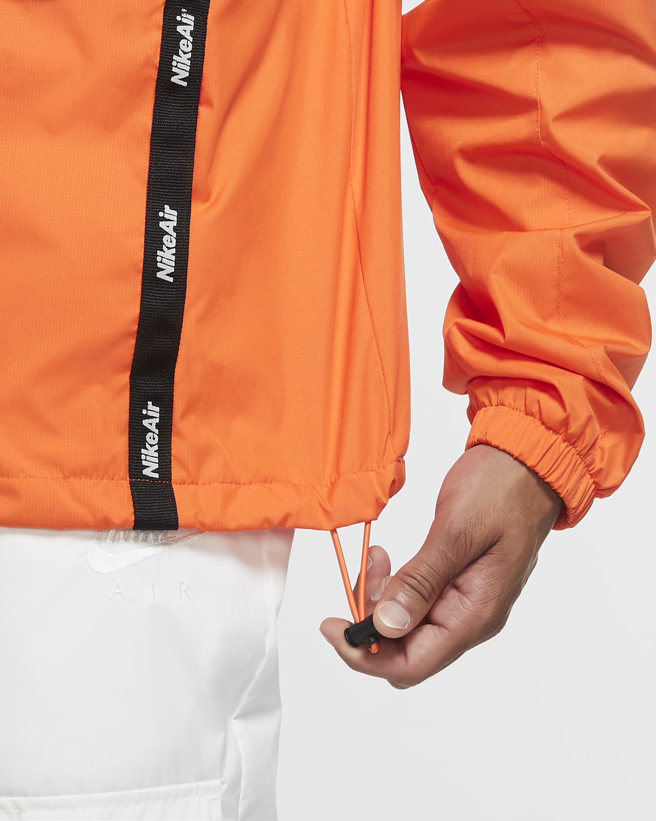 nike air tape overhead hoodie orange