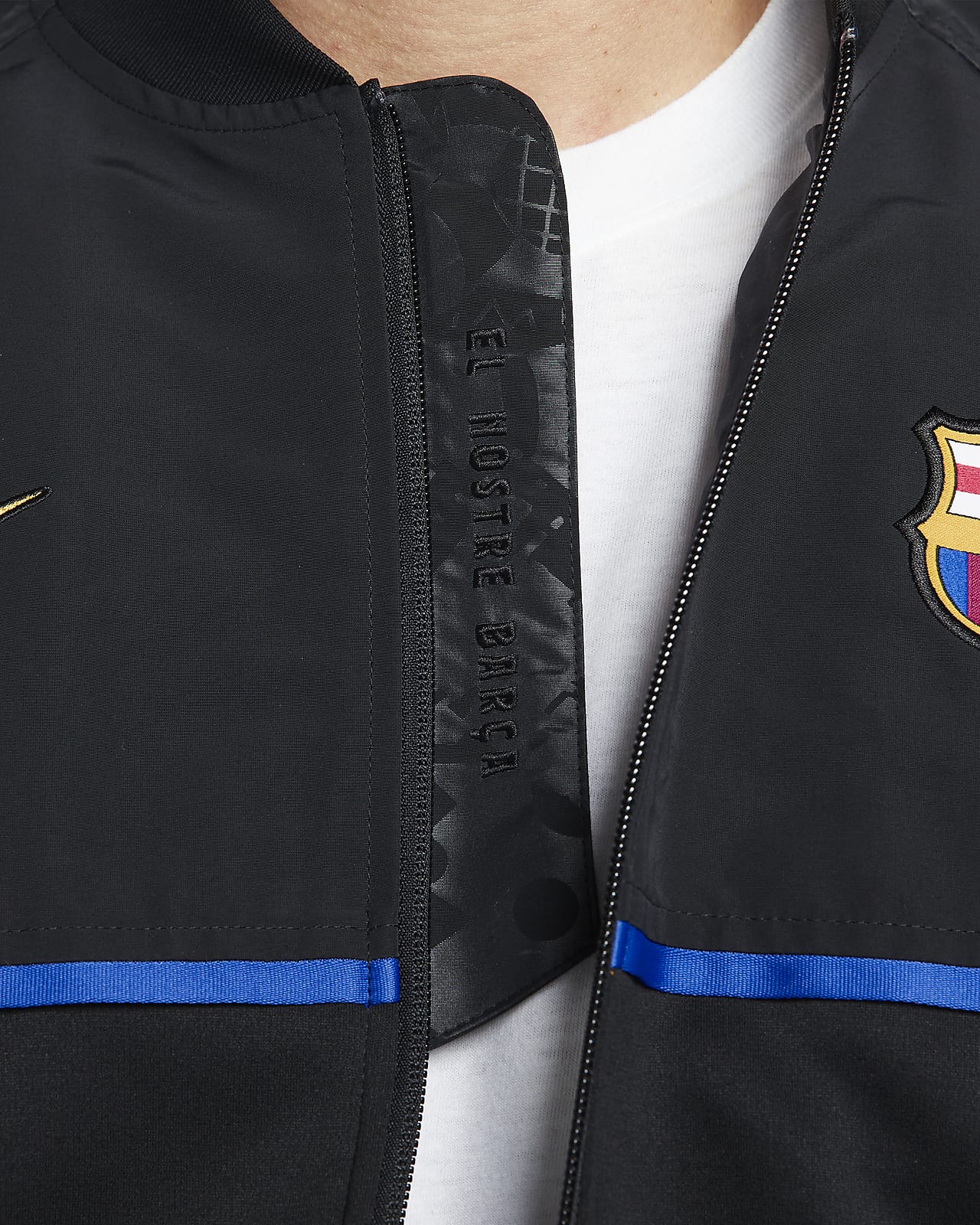 nike fc barcelona track jacket