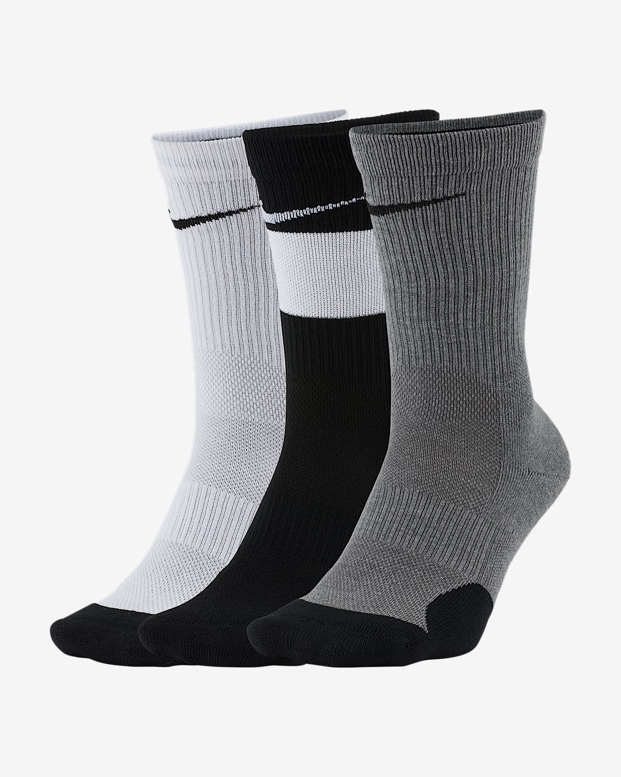 Nike Elite Kids' Basketball Crew Socks (3 Pairs).