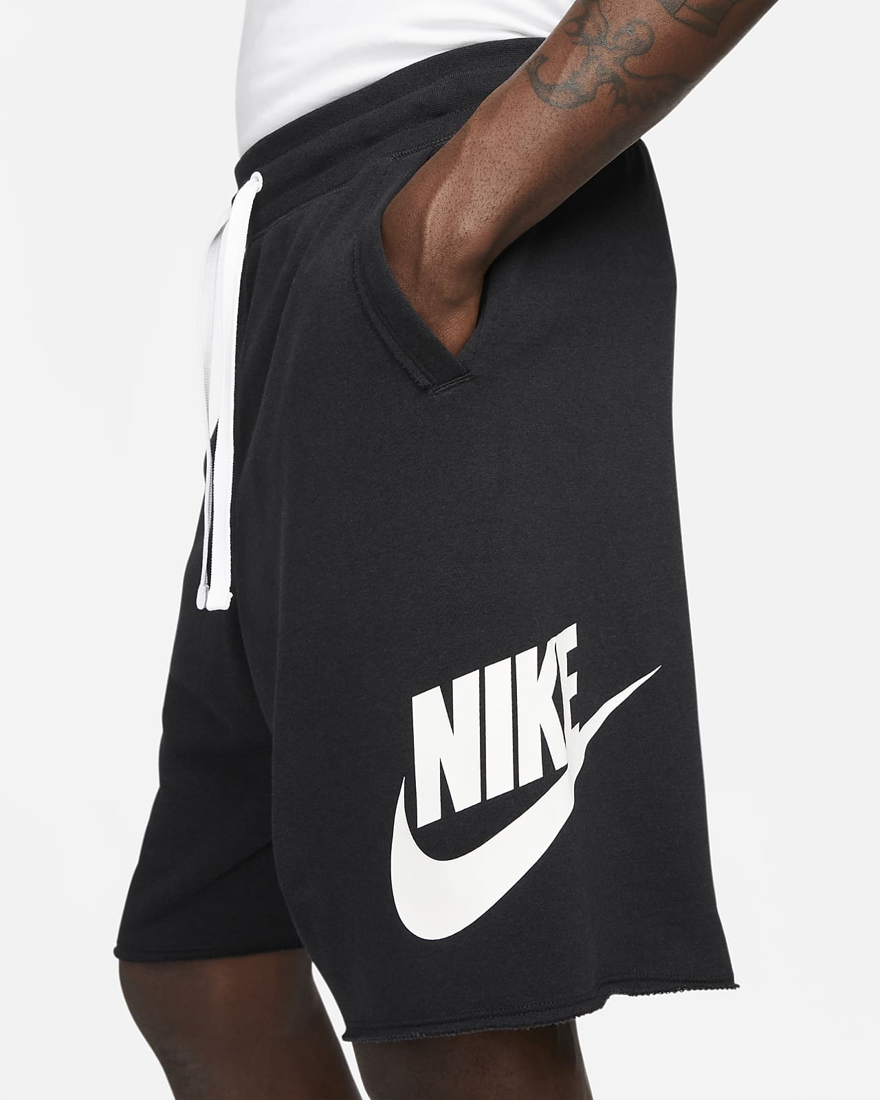 Nike Mens Sportswear Club Stretch Shorts Grey M