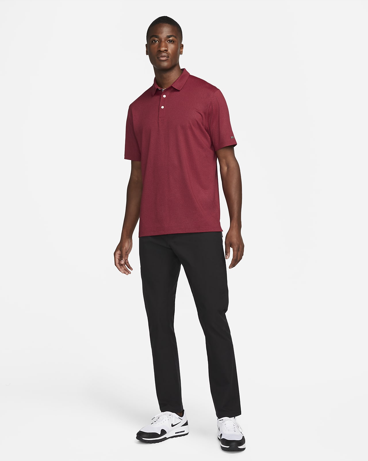 nike dri fit polo red