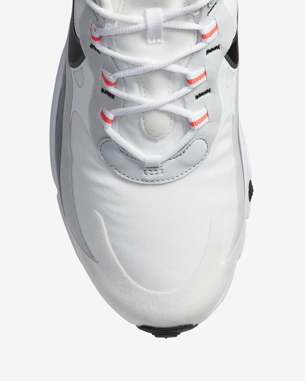 nike air max 270 react sneakers in white