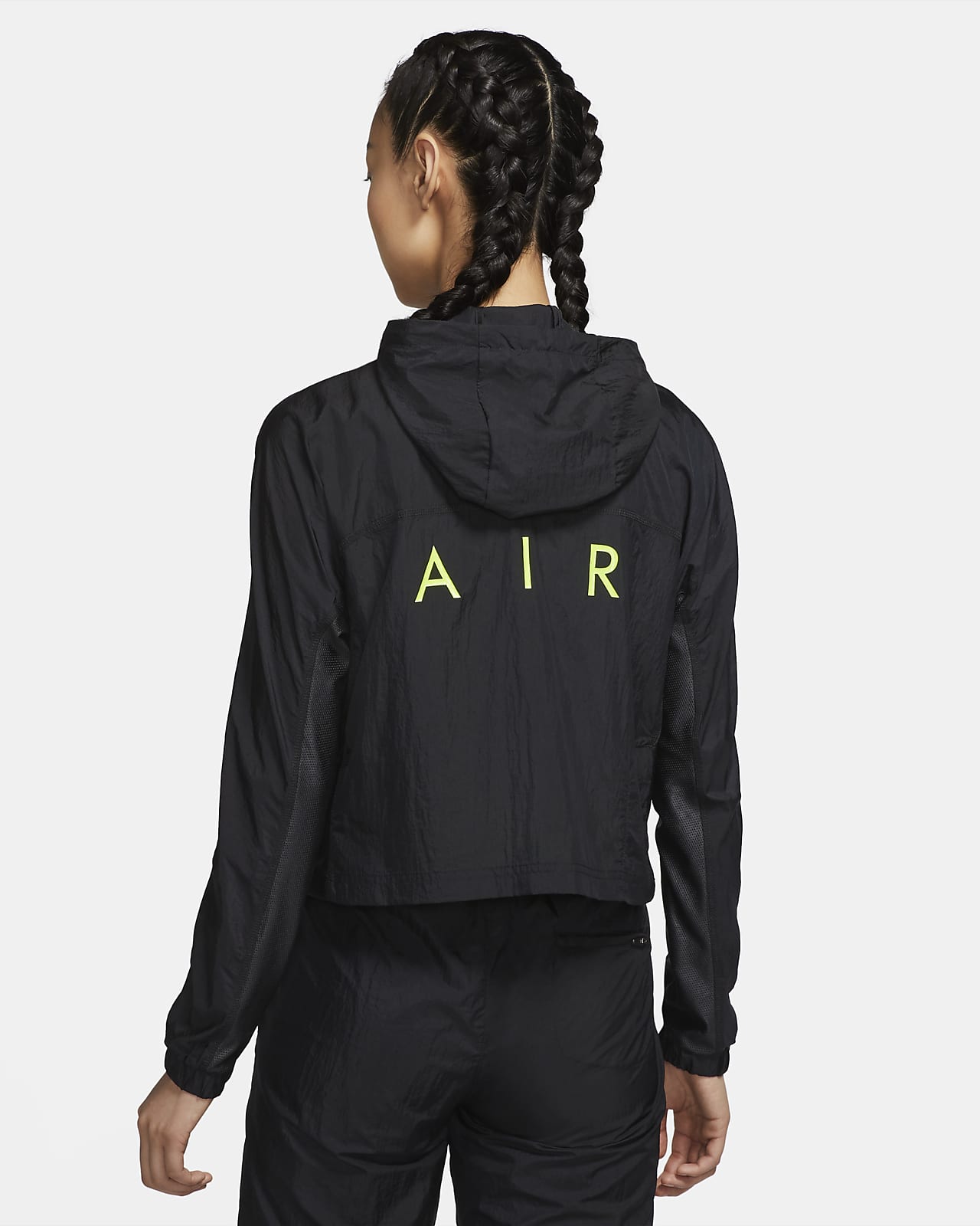 nike air women's hooded running jacket