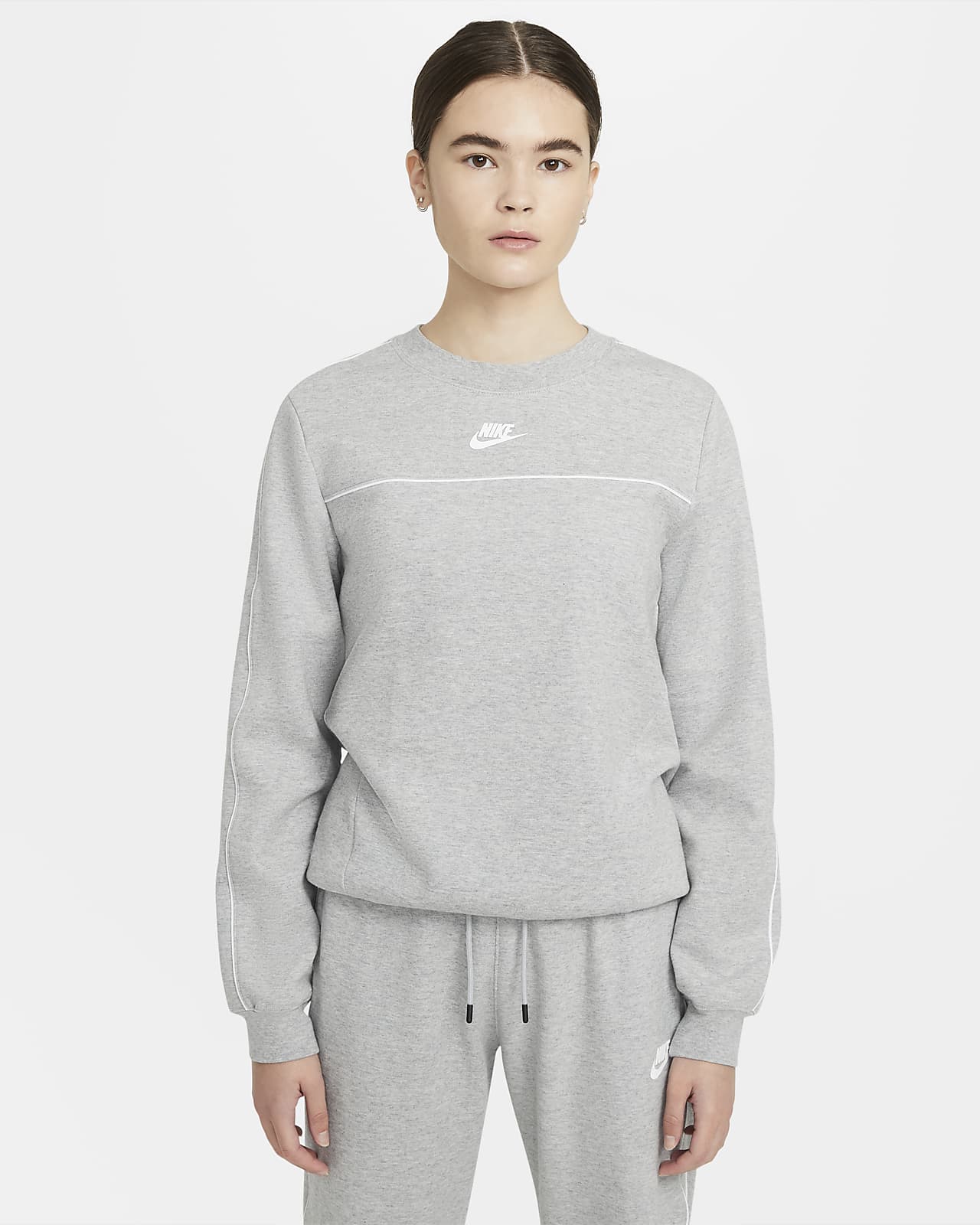 nike double futura crew sweatshirt