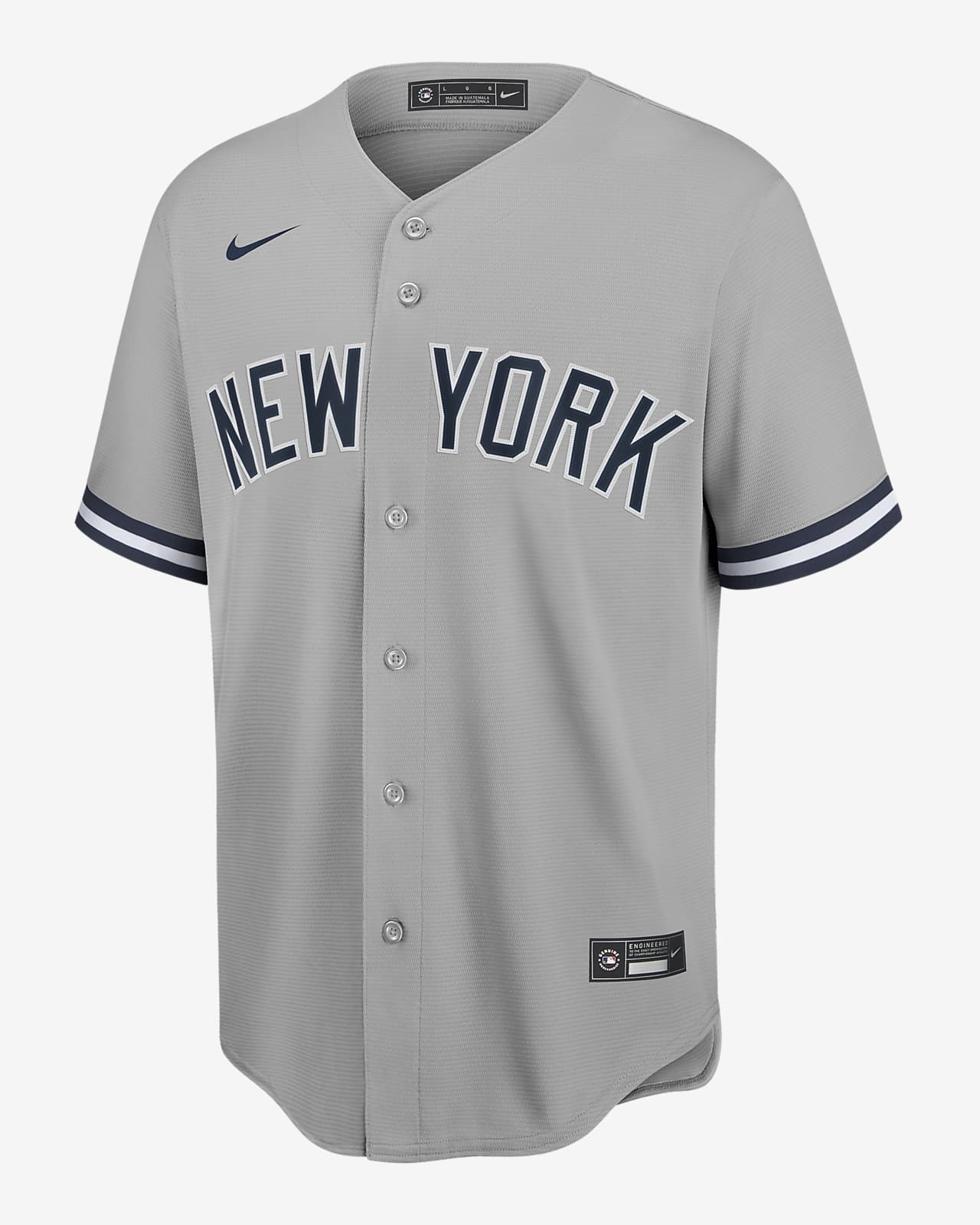 grey mlb baseball jersey