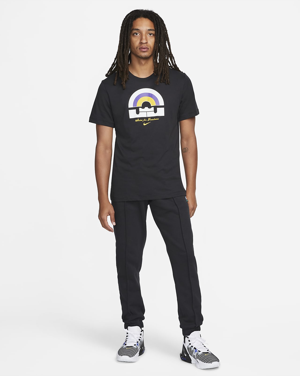 LeBron Men's Basketball T-Shirt. Nike ID