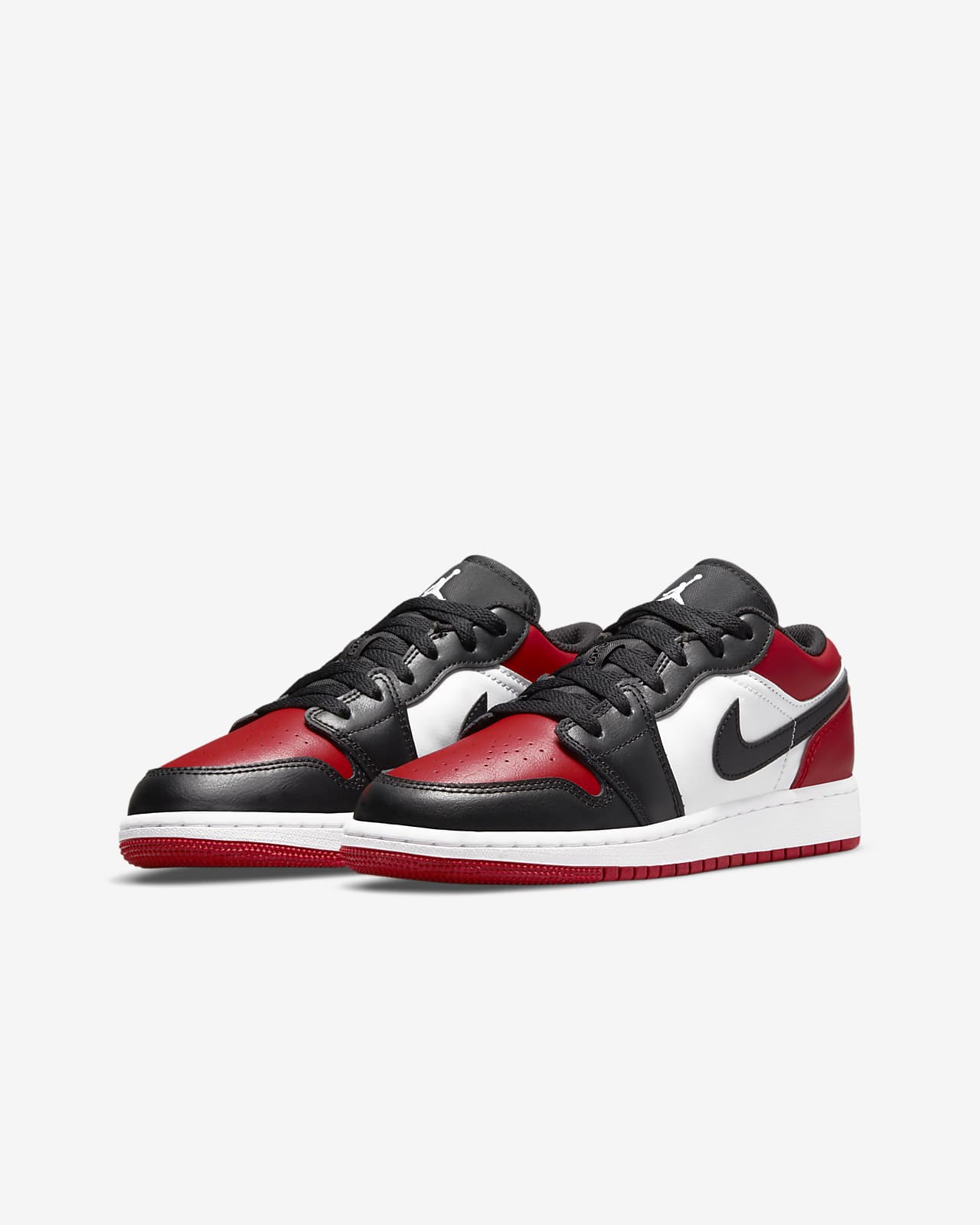 Air Jordan 1 Low rosse e nere | AW LAB
