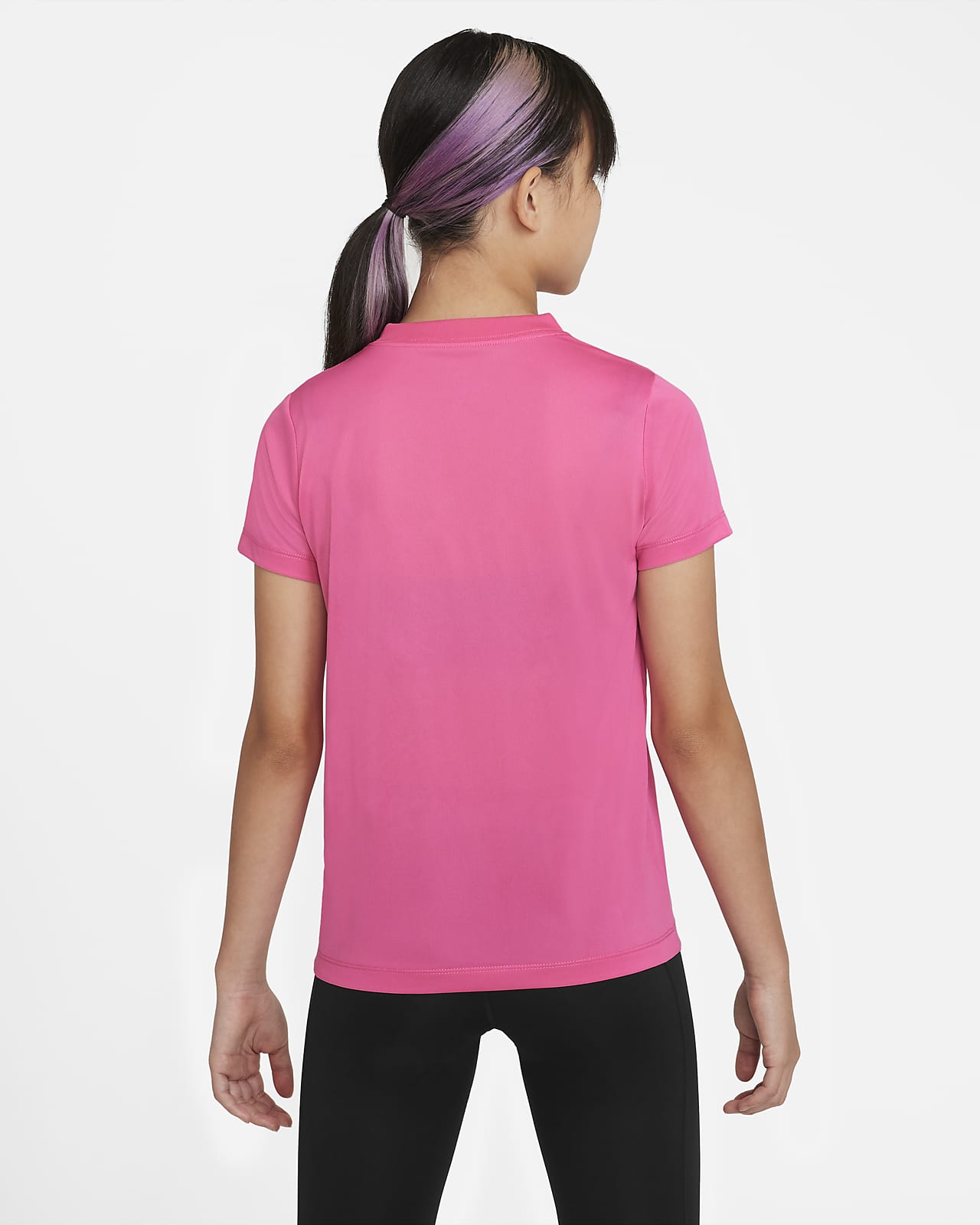 postura Organizar paraguas Nike Dri-FIT Legend Camiseta de entrenamiento con cuello en V - Niña. Nike  ES