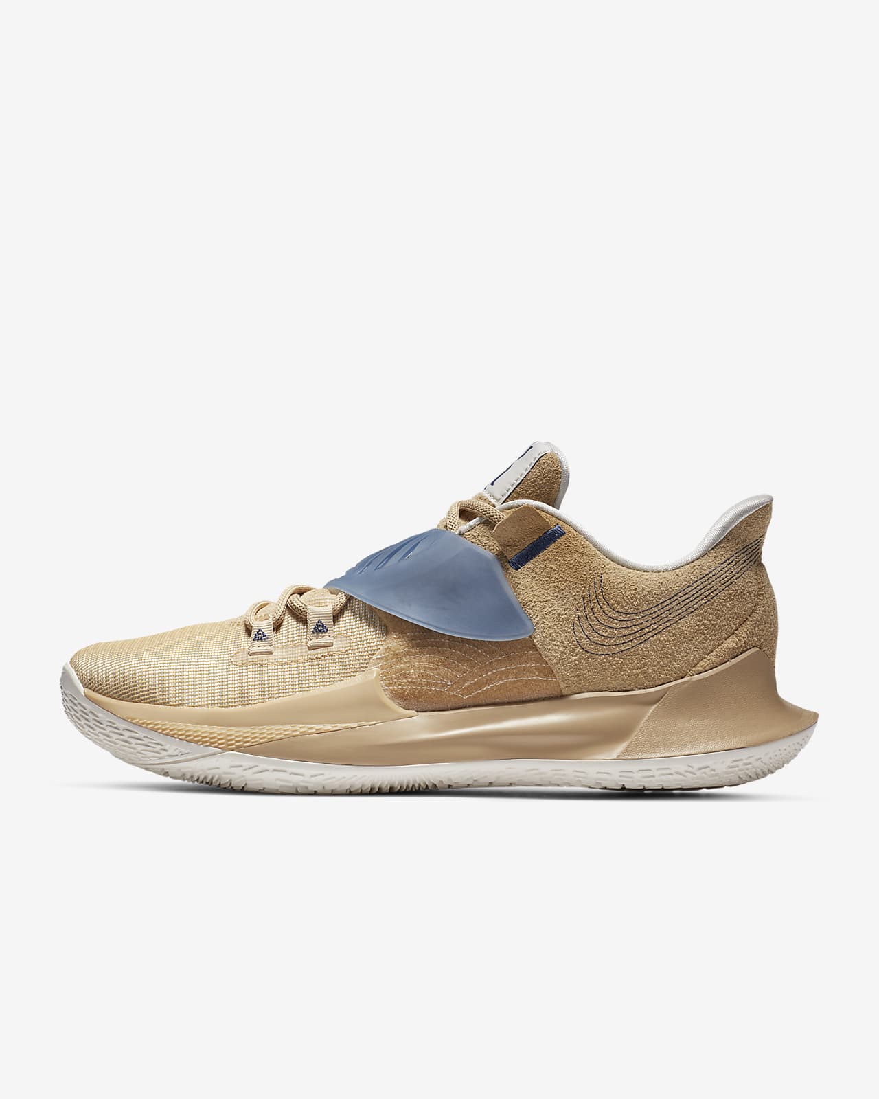 kyrie low id white and gold
