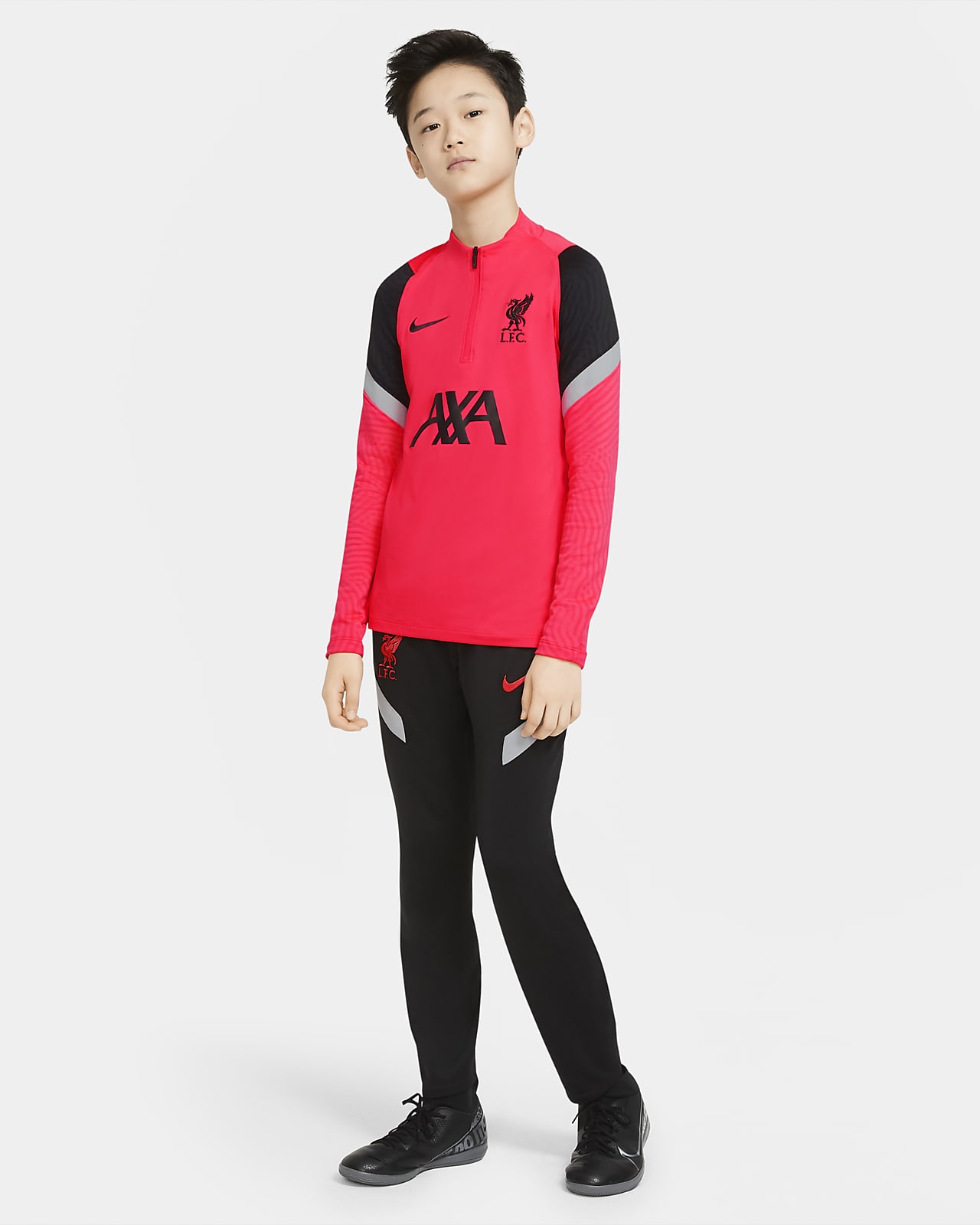 Haut d'entraînement de football Liverpool FC Strike pour Enfant plus âgé