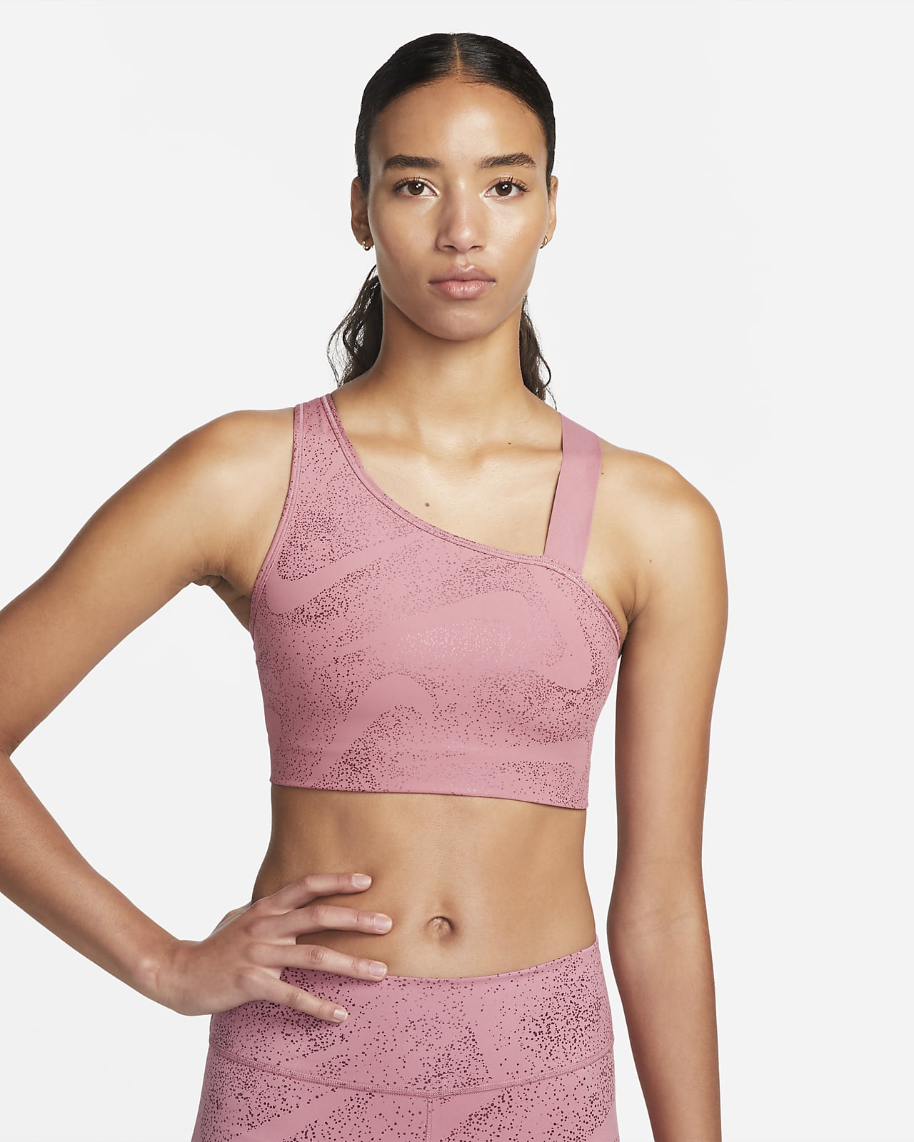 Nike Swoosh Women's Medium-Support Asymmetrical Non-Padded Sports Bra
