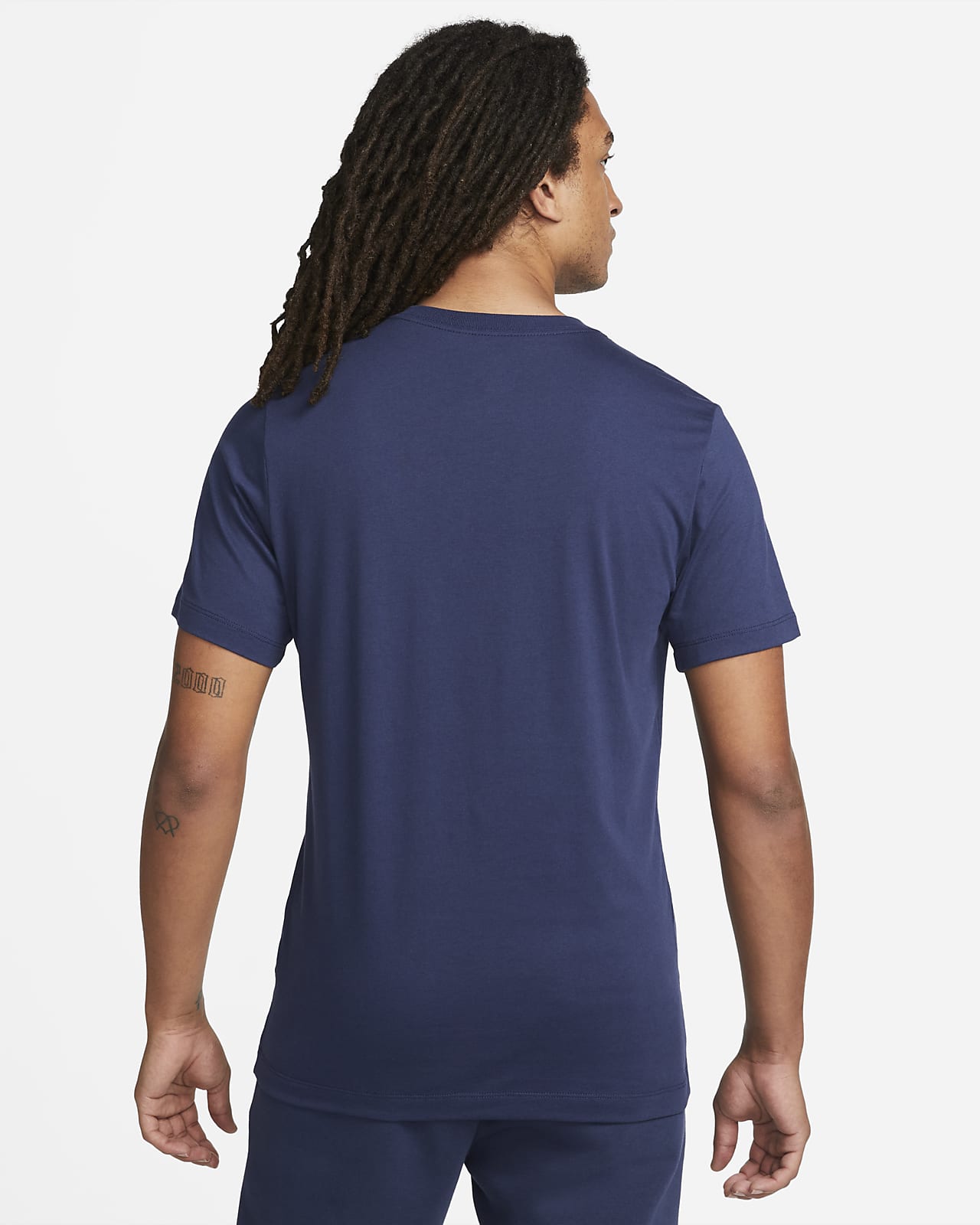camiseta nike df 61 gfx masculina azul royal, Hypebae