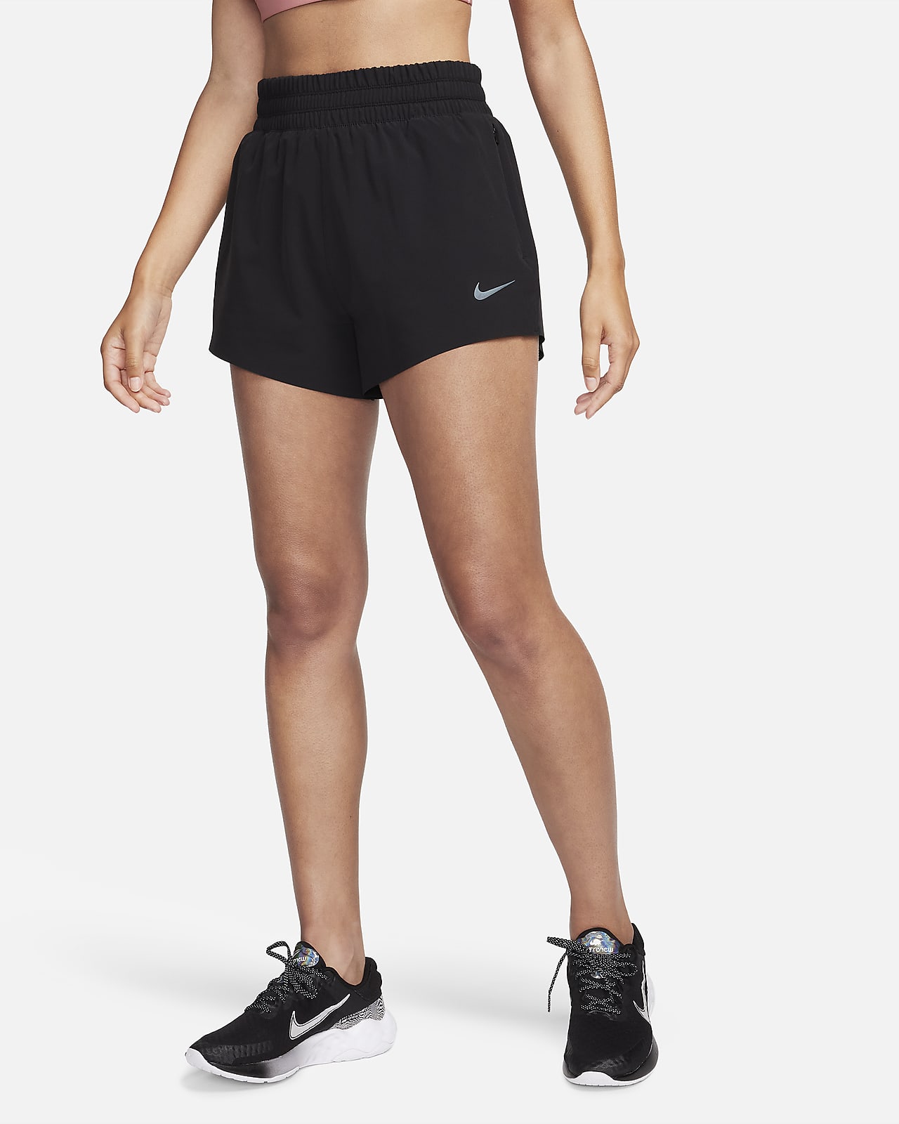 Shorts da running a vita alta con slip foderati 8 cm e tasche Nike Dri-FIT Running Division – Donna