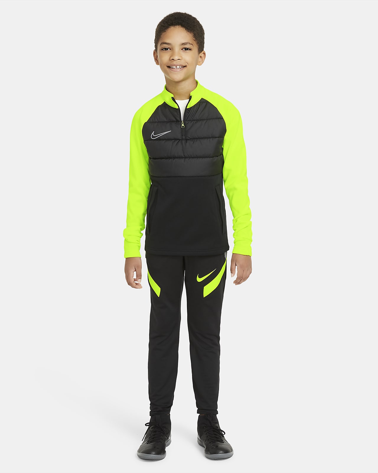 Nike Dri Fit Academy Winter Warrior Older Kids Football Drill Top Nike Cz