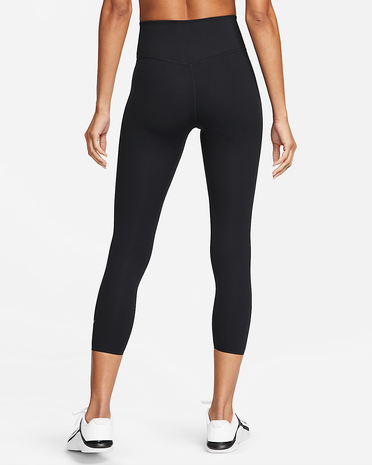 Mallas cropped de tiro medio para mujer Nike One Luxe. Nike.com