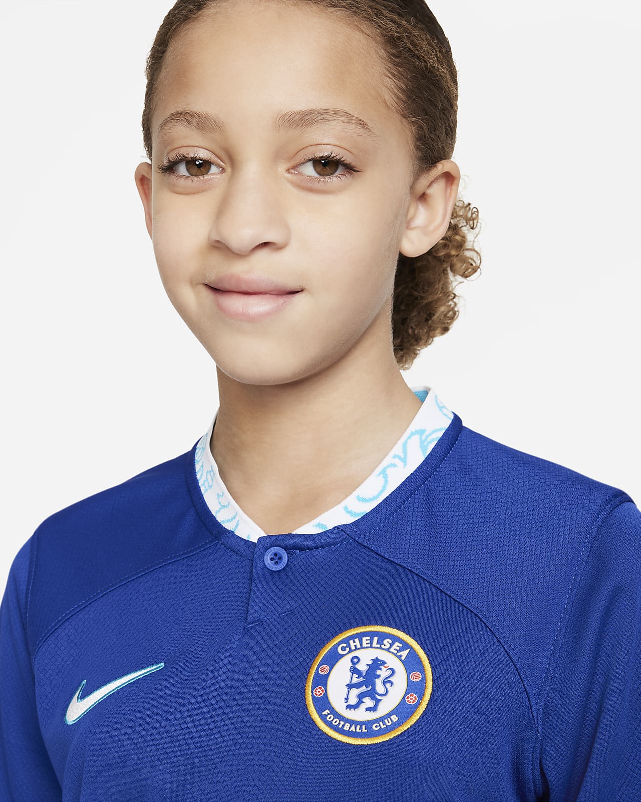 Chelsea No8 Oscar Home Long Sleeves Kid Jersey