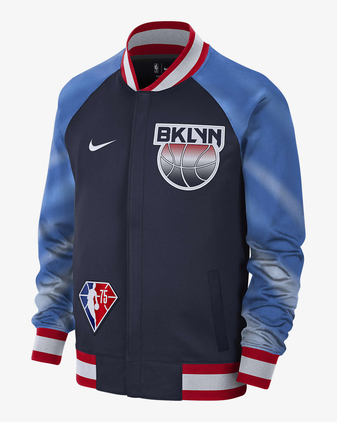 Bore krise bjælke Langærmet Brooklyn Nets Showtime CIty Edition Nike Dri-FIT NBA-jakke til  mænd. Nike DK