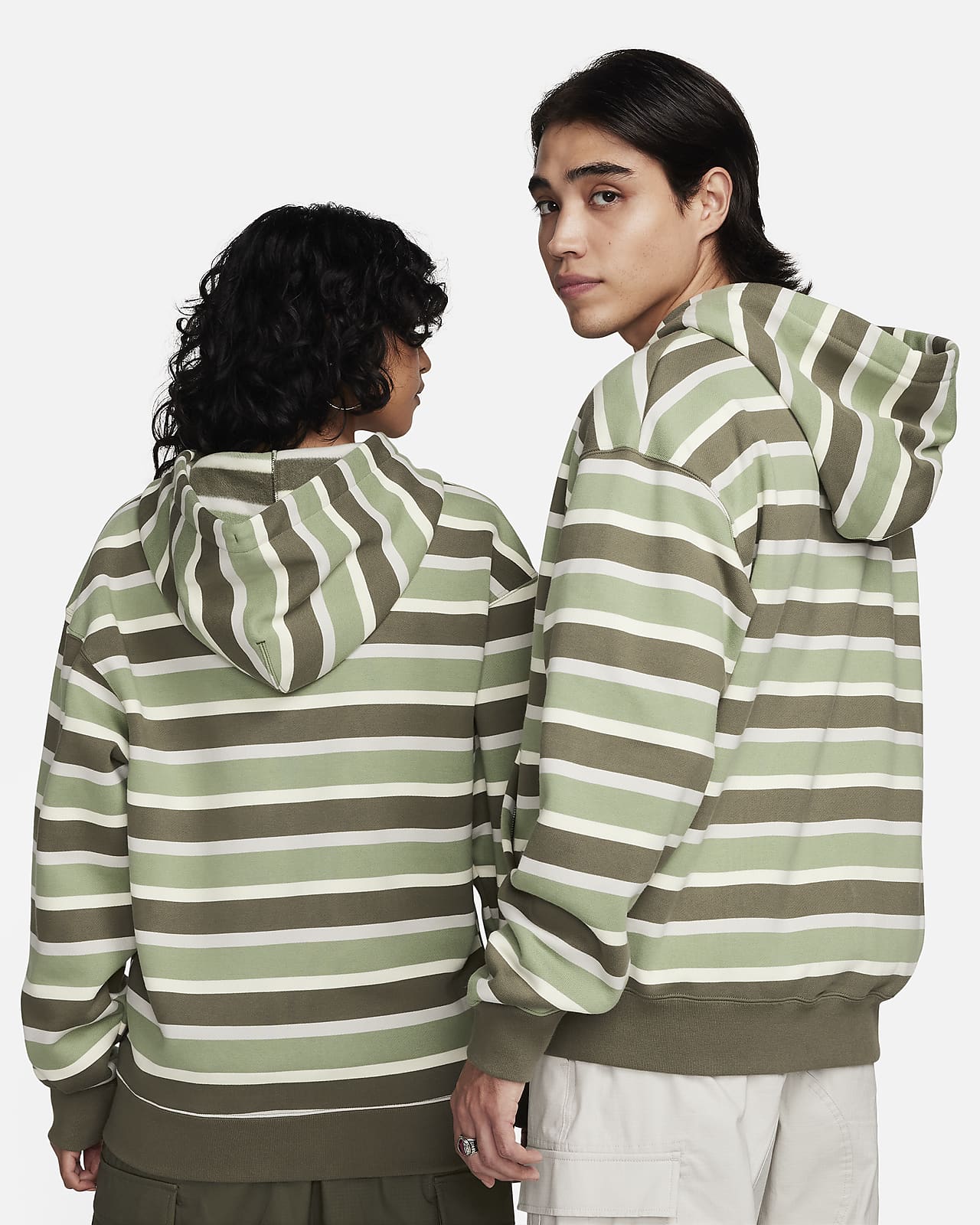 Nike discount striped hoodie