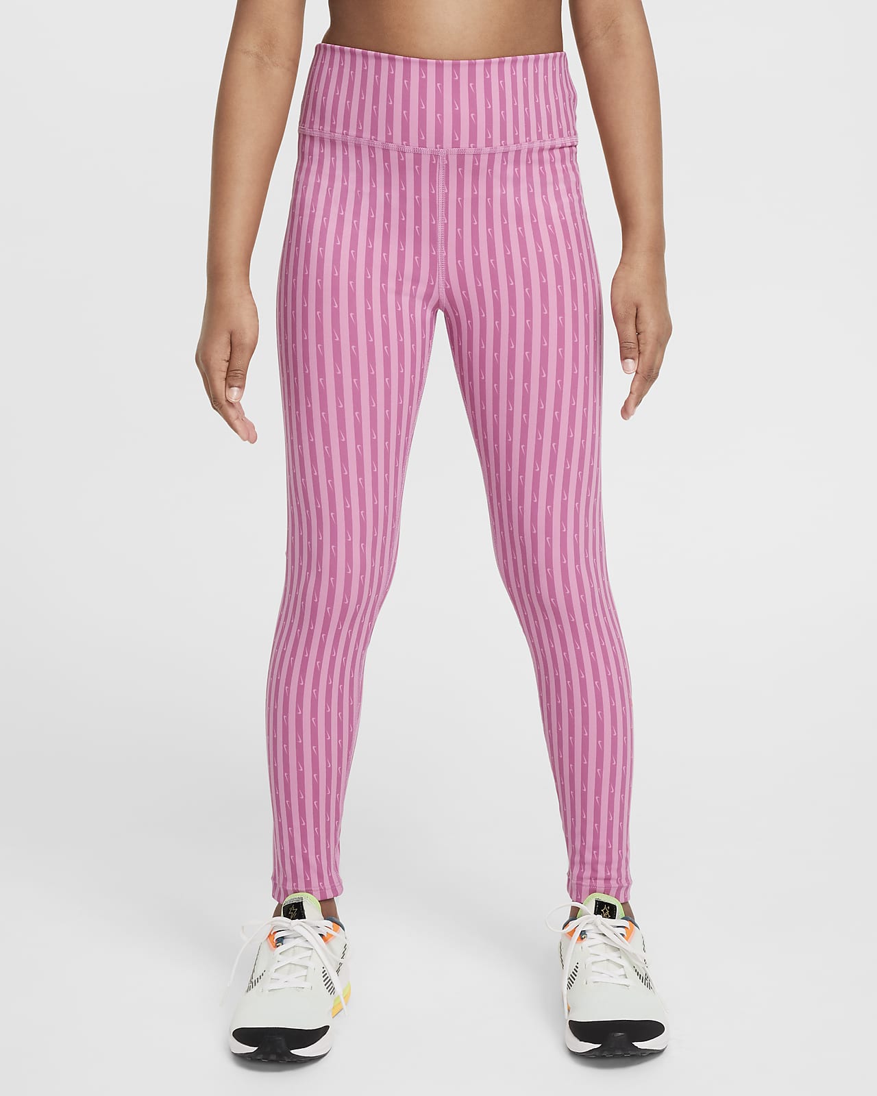 Nike One Dri-FIT legging met hoge taille voor meisjes