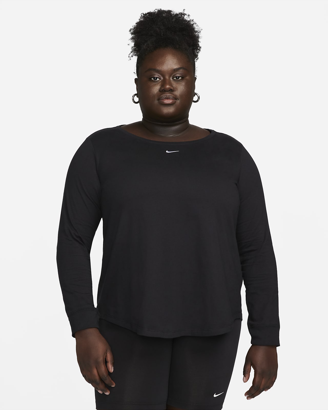 Camiseta manga larga mujer Zero negro