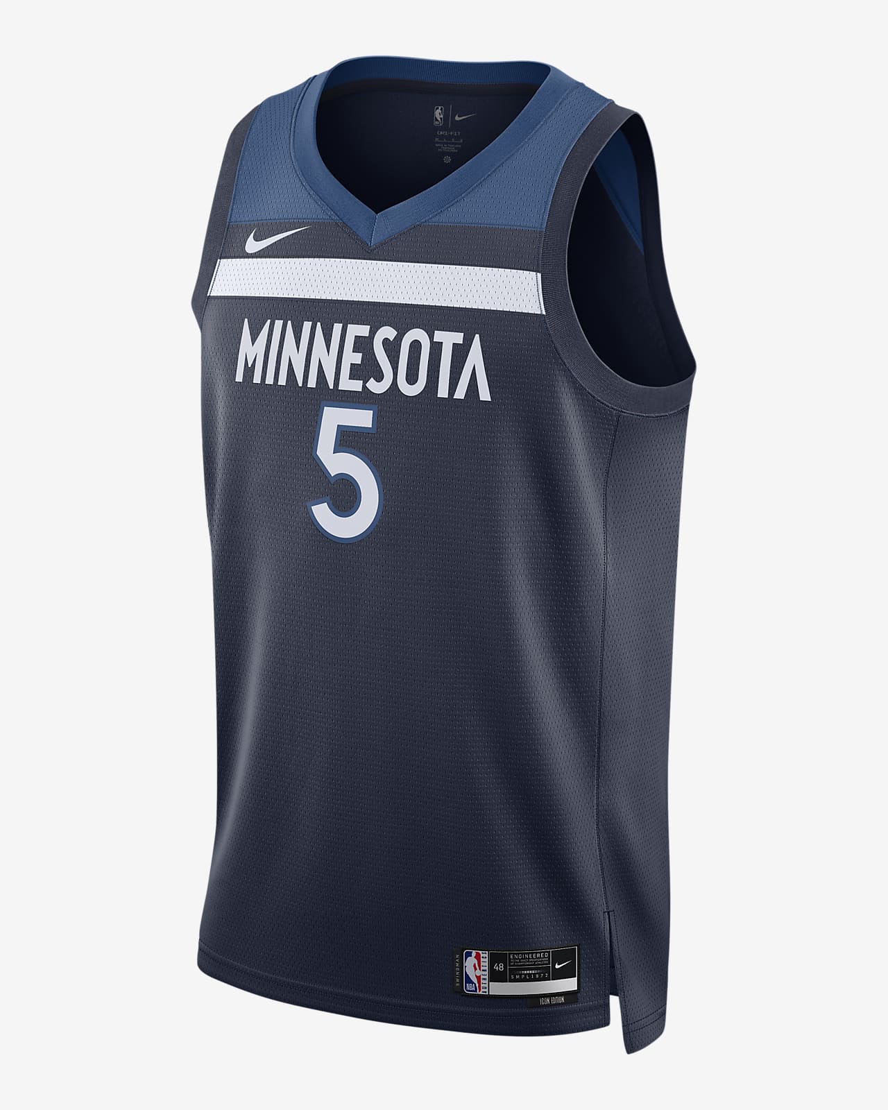Minnesota Timberwolves Icon Edition 2022/23 Nike Dri-FIT NBA Swingman-trøje til mænd