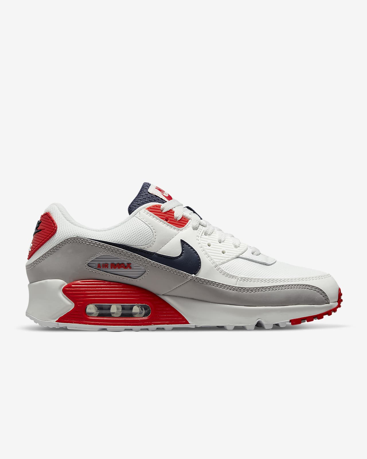 nike air max 90 mens red and white