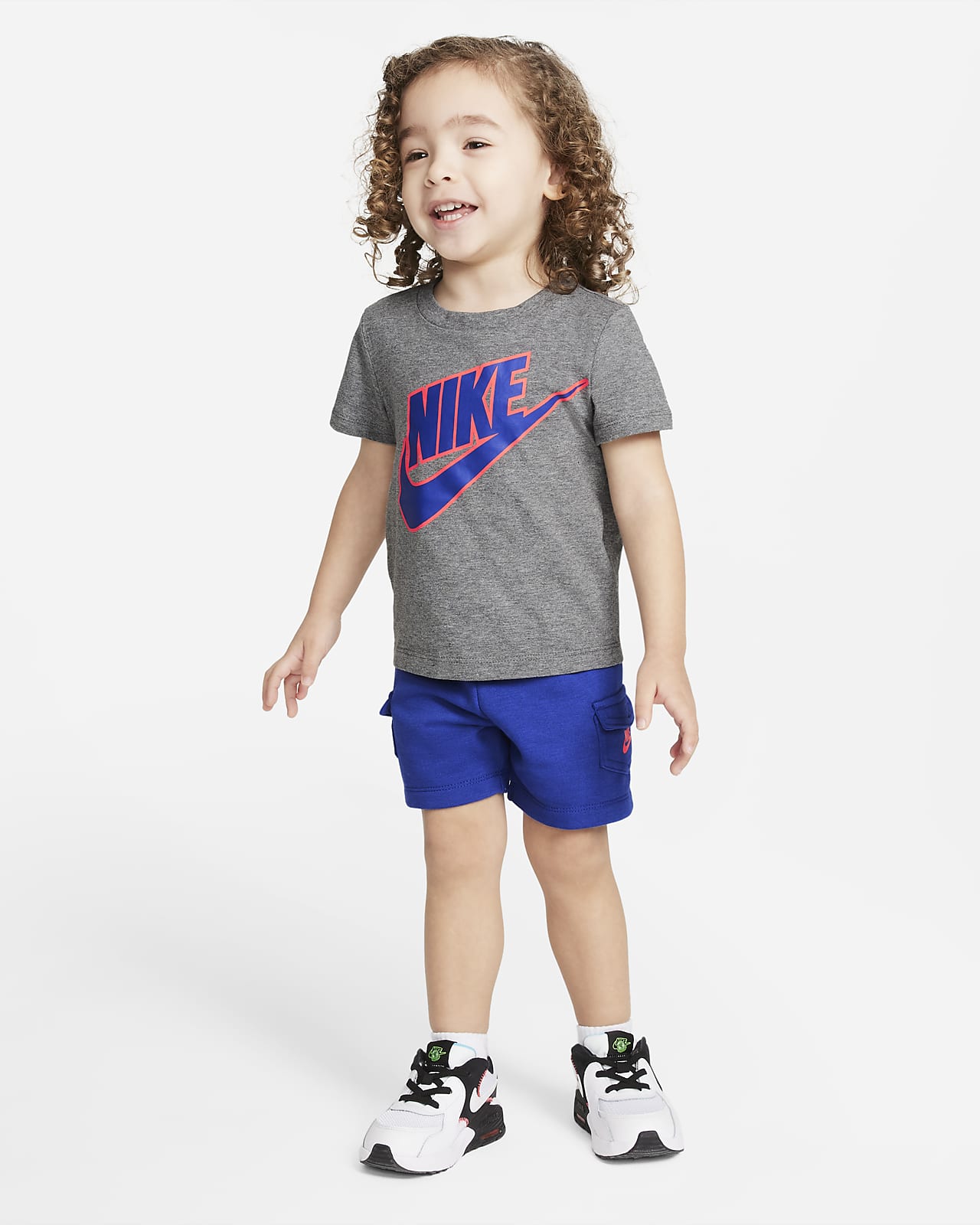 infant nike shorts and top set