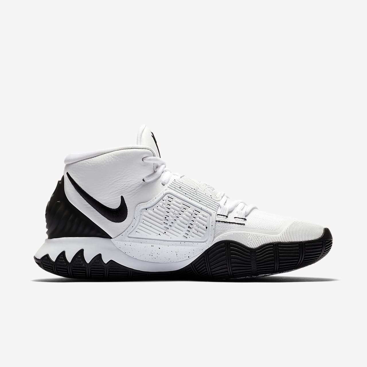 kyrie 6 white black