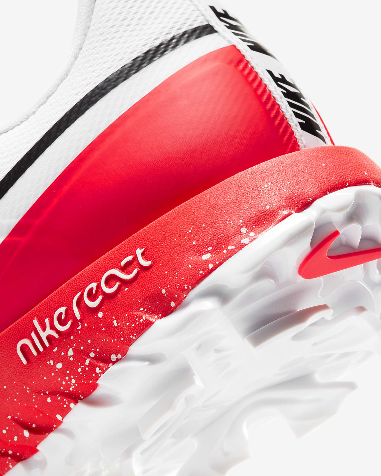 red nike golf shoes