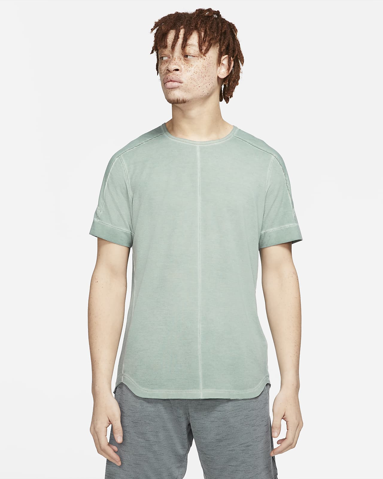 Nike公式 ナイキ ヨガ メンズ ショートスリーブ スペシャルティダイド トップ オンラインストア 通販サイト