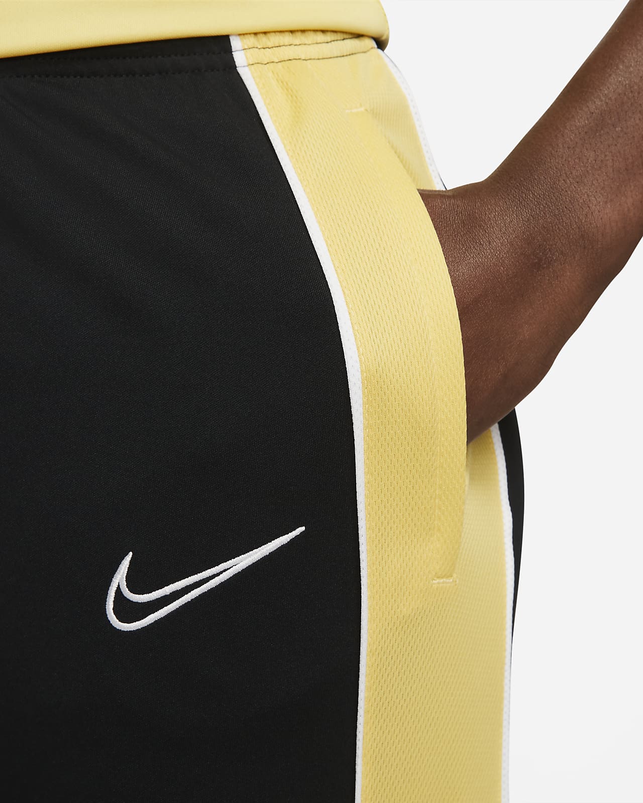 yellow nike tracksuit bottoms