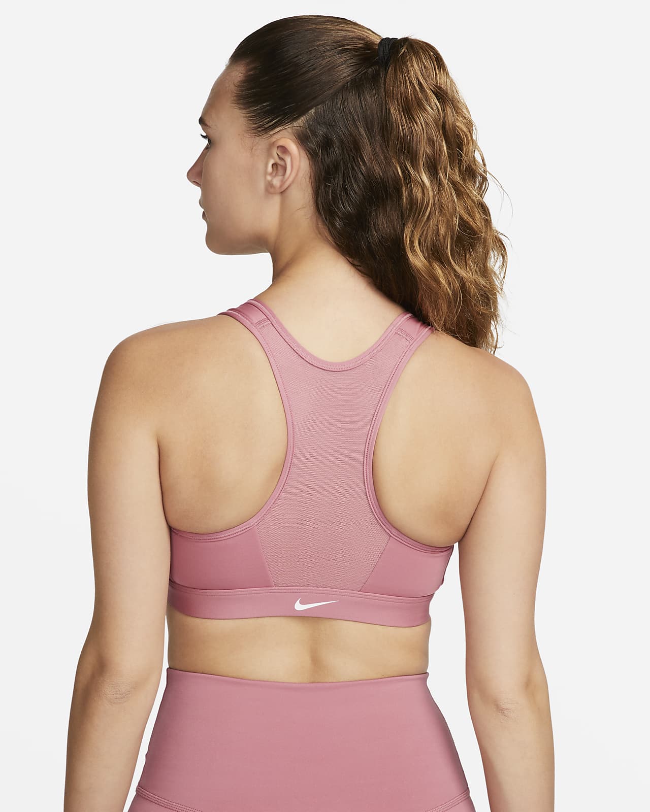 Swoosh Women's Medium-Support Padded Zip-Front Sports Bra. Nike.com